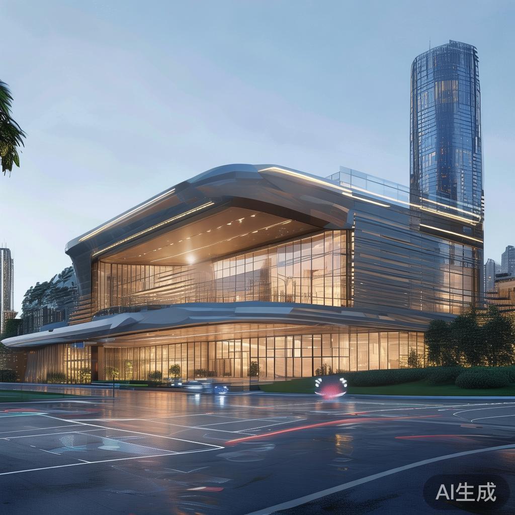 海德体育大厅采用了极具未来感的建筑设计理念，内部空